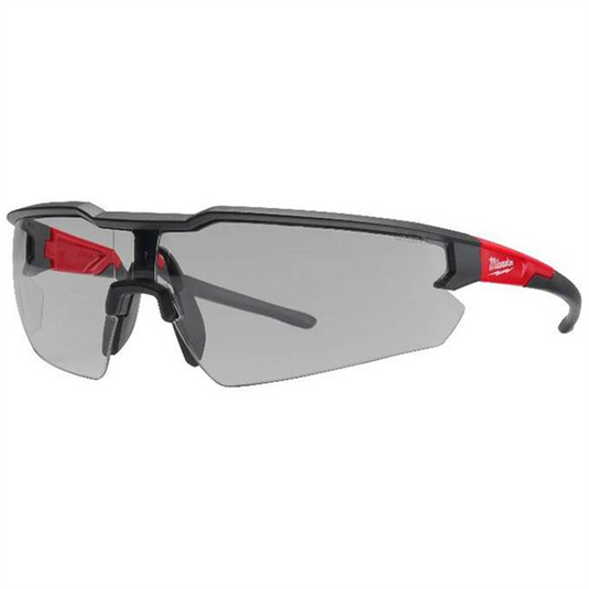 Milwaukee Tool Safety Glasses; Fog-Free Lenses; Tinted Gray
