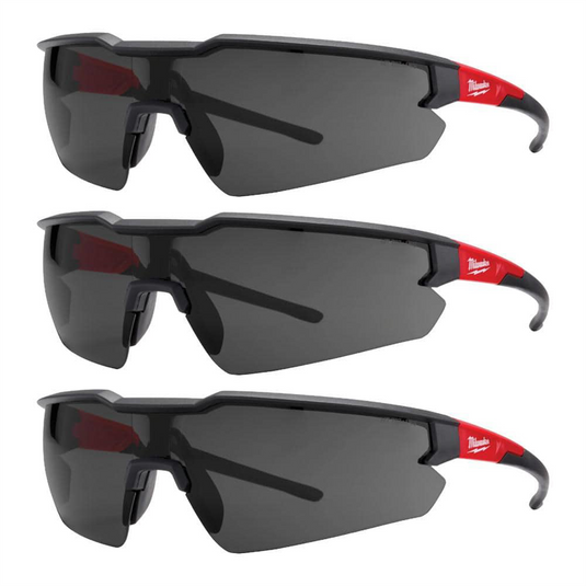 Milwaukee Tool 3PK Safety Glasses - Tinted Anti-Scratch Lenses