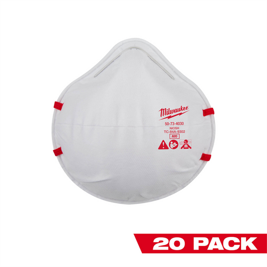 Milwaukee Tool 20PK N95 Respirator