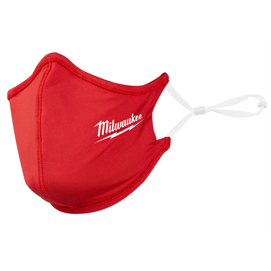 Milwaukee Tool 1PK Red 2-Layer Face Mask