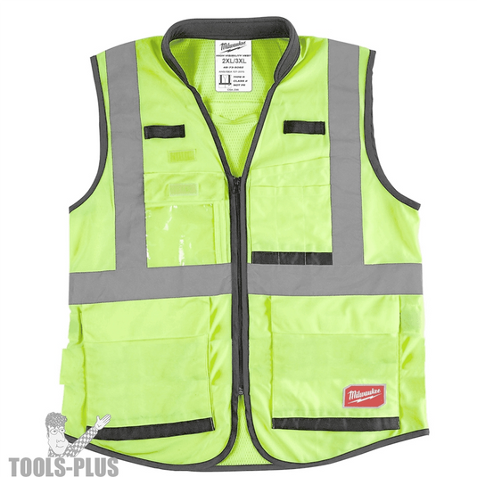 Milwaukee Tool Hi Vis Yel Prfrm Sfty Vest-XXL/XXXL