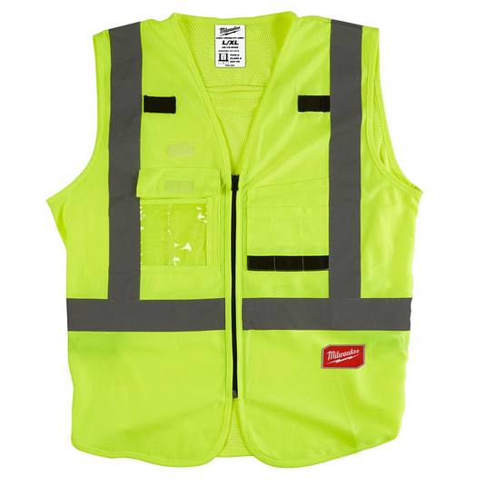 Milwaukee Tool Hi Vis Yellow Sfty Vest-L/XL (CSA)