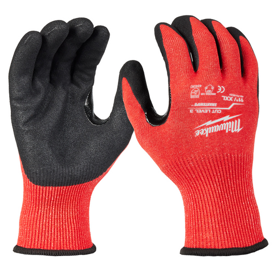 Milwaukee Tool Cut Level 3 Nitrile Dipped Gloves - XL