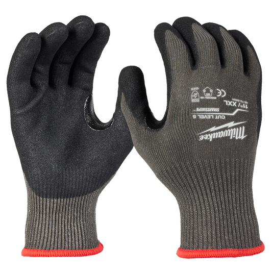 Milwaukee Tool Cut Level 5 Nitrile Dipped Gloves - Large