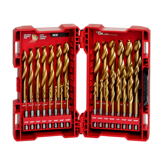 Milwaukee Tool SHOCKWAVE Titanium Drill Bit Set - 29PC