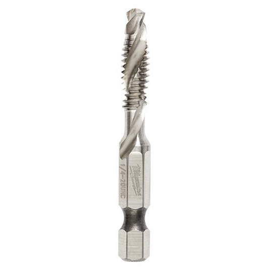 Milwaukee Tool 1/4-20 UNC SHOCKWAVE Impact Drill and Tap Bit