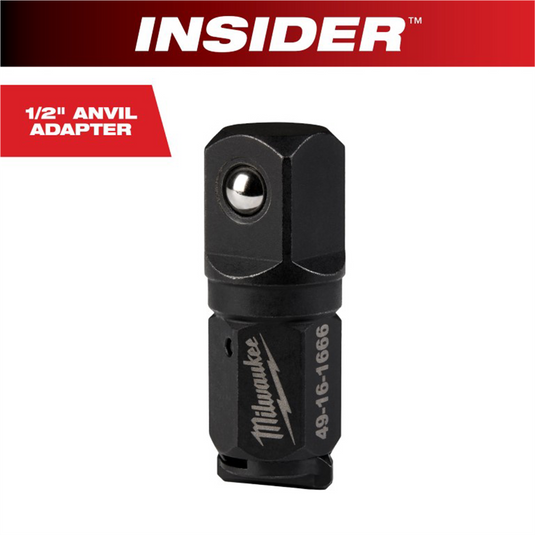 Milwaukee Tool INSIDER Box Ratchet 1/2"" Anvil Adapter