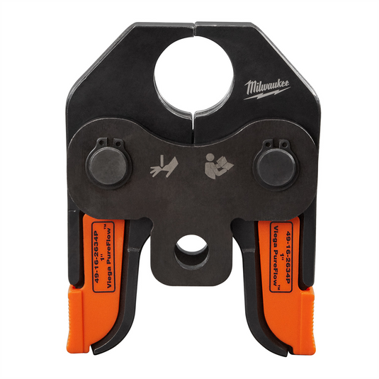 Milwaukee Tool M18 1"" Viega PureFlow Jaw for M18 Short Throw Press Tool