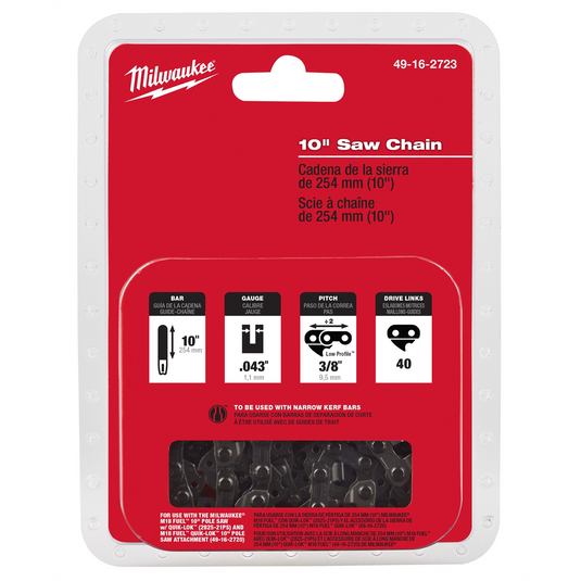 Milwaukee Tool 10"" SAW CHAIN