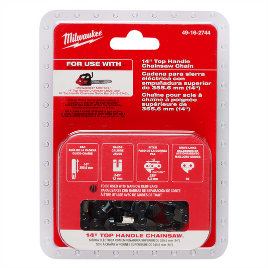 Milwaukee Tool 14"" Top Handle Chainsaw Chain