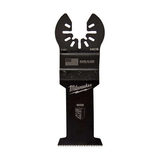 Milwaukee Tool OPEN-LOK 1-3/8"" HCS Wood Multi-Tool Blade