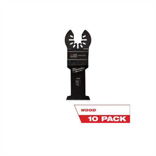 Milwaukee Tool OPEN-LOK 1-3/8"" HCS Wood Multi-Tool Blades 10PK