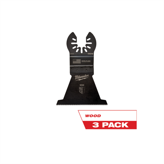 Milwaukee Tool OPEN-LOK 2-1/2"" HCS Wood Multi-Tool Blades 3PK