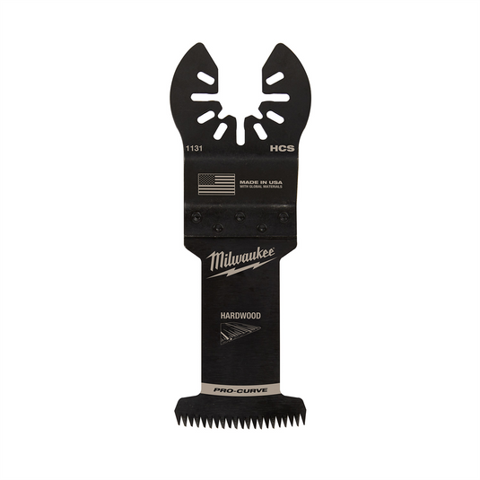 Milwaukee Tool OPEN-LOK 1-3/8"" HCS Japanese Tooth PRO-CURVE Hardwood Multi-Tool Blade