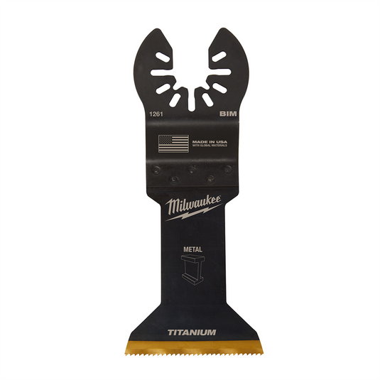 Milwaukee Tool OPEN-LOK 1-3/4"" TITANIUM CHARGED Bi-Metal Multi-Material Multi-Tool Blade