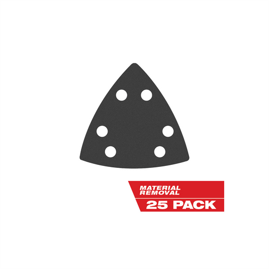 Milwaukee Tool Milwaukee OPEN-LOK 3-1/2"" TRIANGLE SANDPAPER VARIETY PACK 25PC