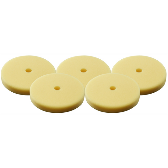 Milwaukee Tool 5-PC; 3"" YELLOW FOAM POLISHING PAD FOR 2438-20