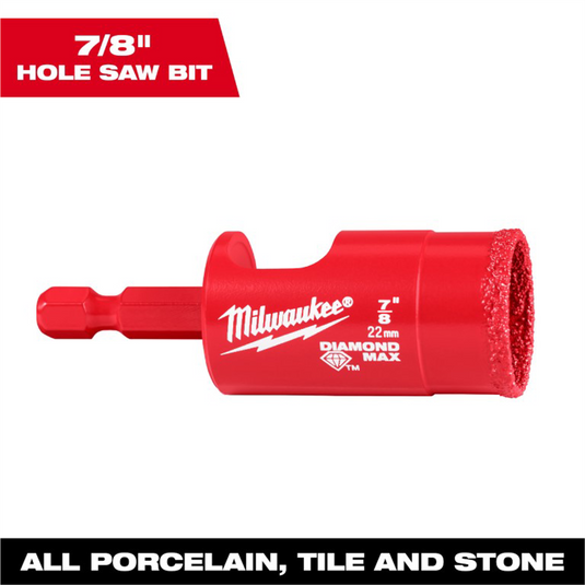 Milwaukee Tool  7/8 Inch Diamond Max Hole Saw Bit