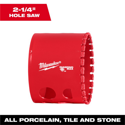Milwaukee Tool  2-1/4 Inch Diamond Max Hole Saw