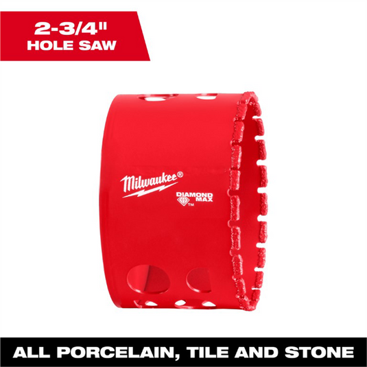 Milwaukee Tool  2-3/4 Inch Diamond Max Hole Saw