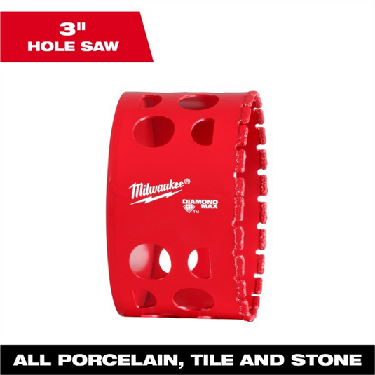 Milwaukee Tool  3 Inch Diamond Max Hole Saw