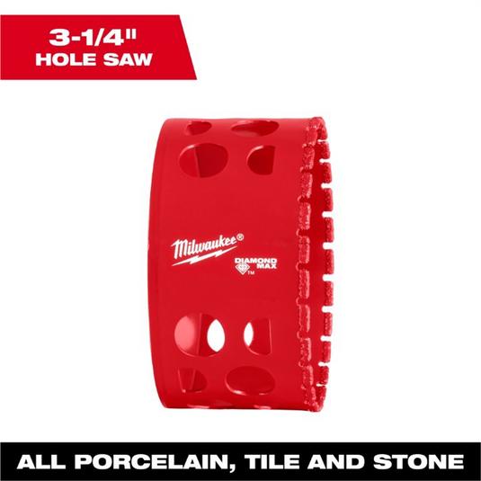Milwaukee Tool  3-1/4 Inch Diamond Max Hole Saw