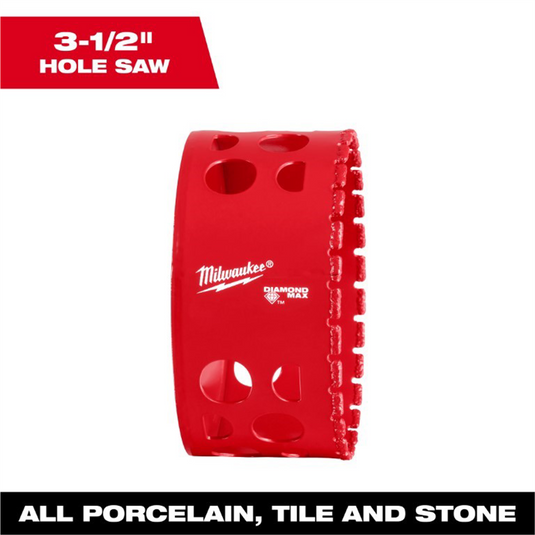 Milwaukee Tool  3-1/2 Inch Diamond Max Hole Saw