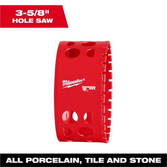 Milwaukee Tool  3-5/8 Inch Diamond Max Hole Saw