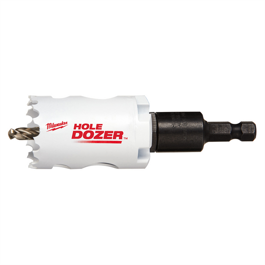 Milwaukee Tool 1-3/8"" Hole Dozer Bi-Metal Hole Saw with Arbor