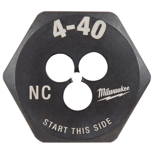 Milwaukee Tool 4-40 NC 1-Inch Hex Threading Die