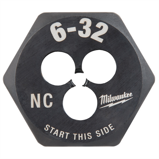 Milwaukee Tool 6-32 NC 1-Inch Hex Threading Die