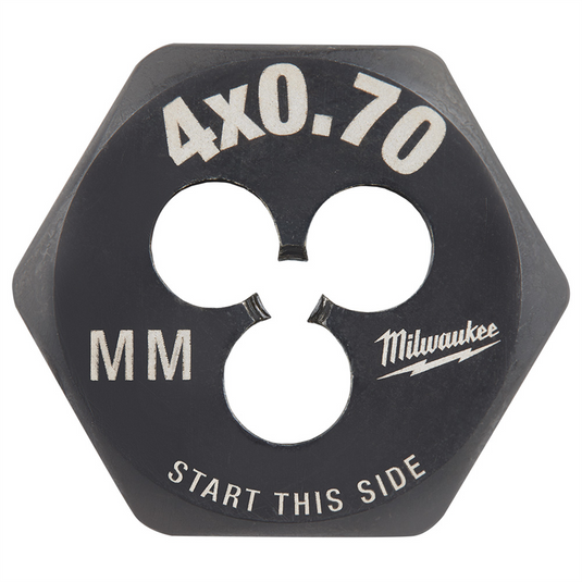 Milwaukee Tool M4-0.70 mm 1-Inch Hex Threading Die