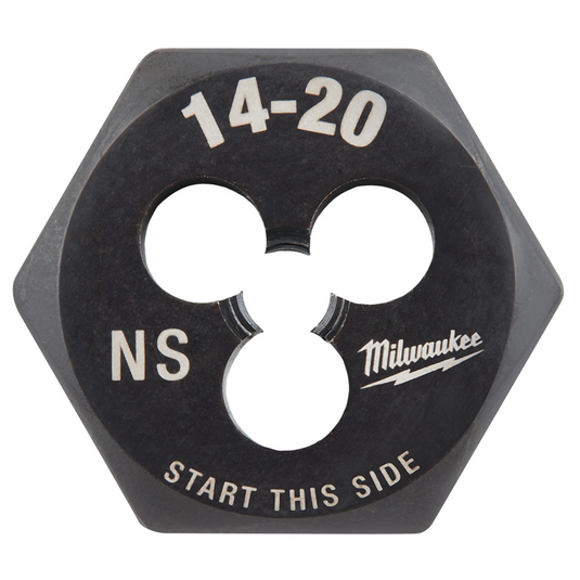 Milwaukee Tool 14-20 NS 1-Inch Hex Threading Die