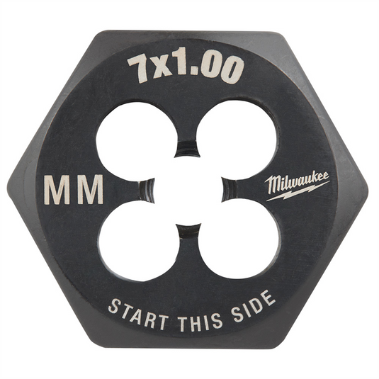 Milwaukee Tool M7-1.00 mm 1-Inch Hex Threading Die