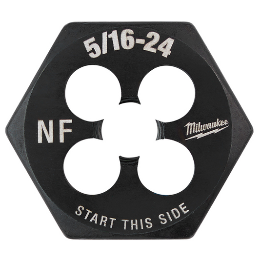 Milwaukee Tool 5/16""-24 NF 1-Inch Hex Threading Die