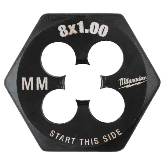Milwaukee Tool M8-1.00 mm 1-Inch Hex Threading Die