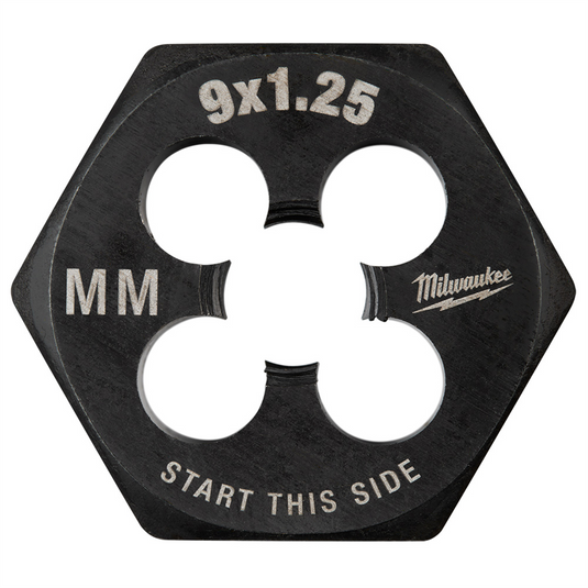 Milwaukee Tool M9-1.25 mm 1-Inch Hex Threading Die
