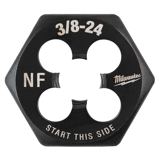 Milwaukee Tool 3/8""-24 NF 1-Inch Hex Threading Die