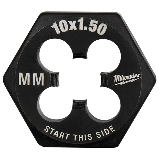 Milwaukee Tool M10-1.50 mm 1-Inch Hex Threading Die