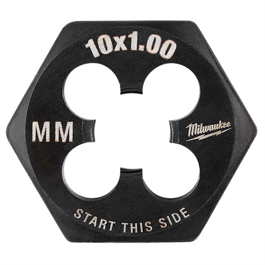Milwaukee Tool M10-1.00 mm 1-Inch Hex Threading Die