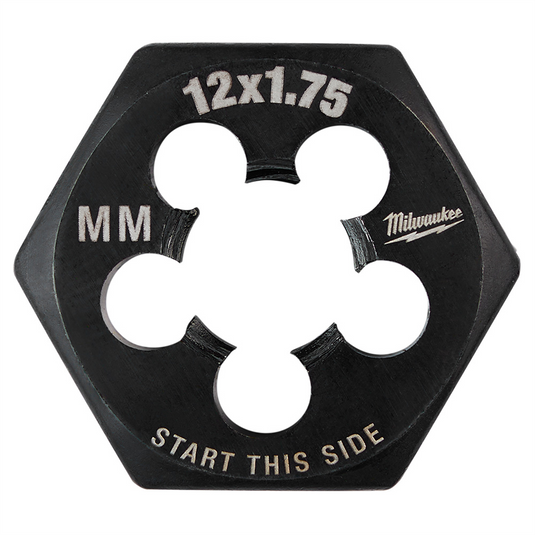Milwaukee Tool M12-1.75 mm 1-Inch Hex Threading Die