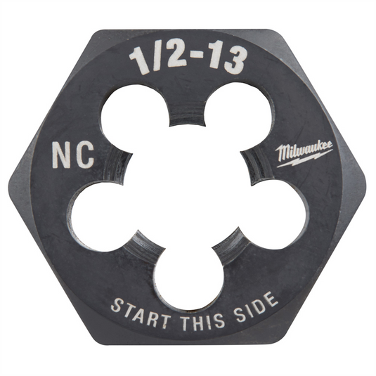 Milwaukee Tool 1/2""-13 NC 1-Inch Hex Threading Die