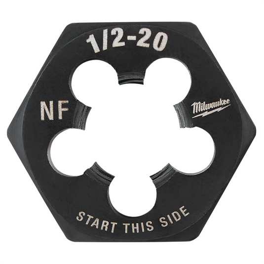 Milwaukee Tool 1/2""-20 NF 1-Inch Hex Threading Die