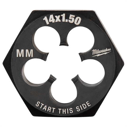 Milwaukee Tool M14-1.50 mm 1-7/16"" Hex Threading Die
