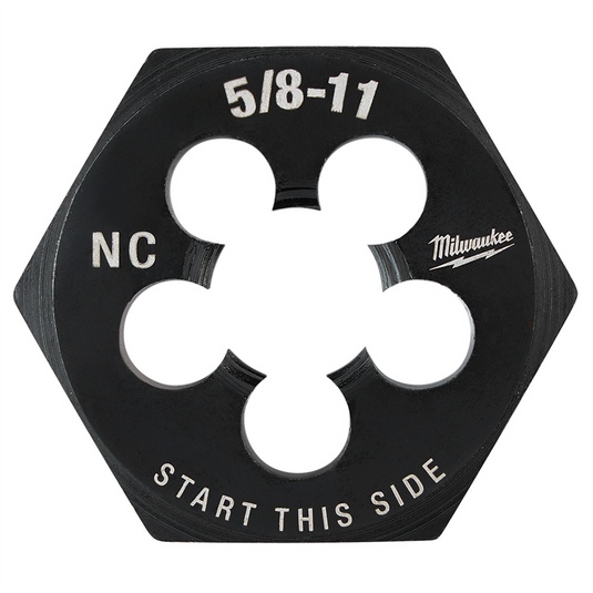 Milwaukee Tool 5/8""-11 NC 1-7/16"" Hex Threading Die