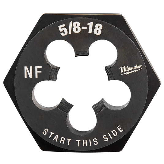 Milwaukee Tool 5/8""-18 NF 1-7/16"" Hex Threading Die