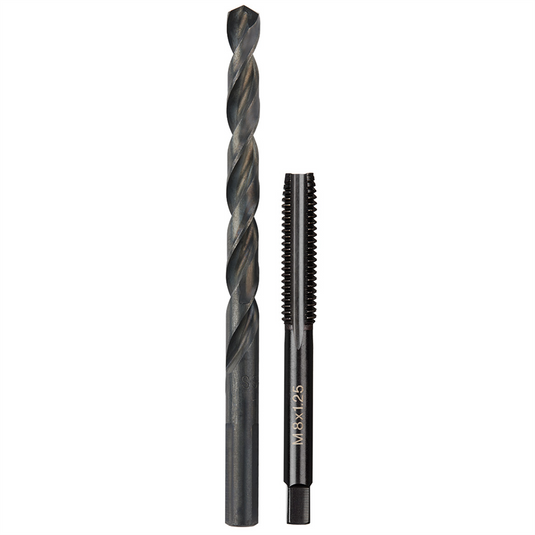 Milwaukee Tool M8-1.25 mm Straight Flute Plug Tap & H Drill Bit