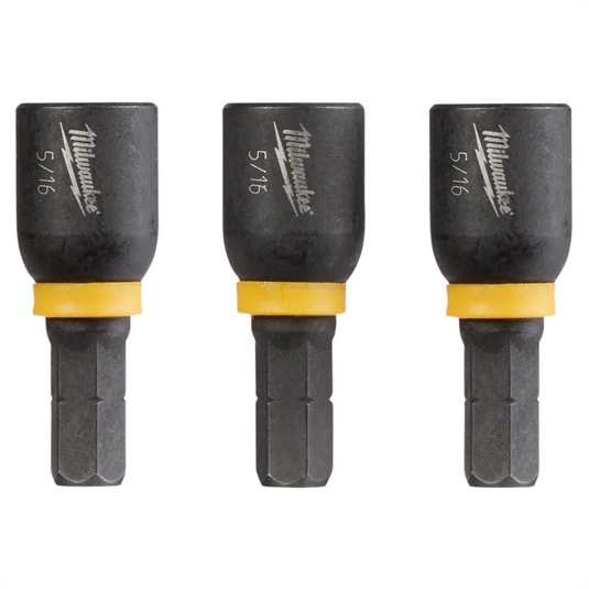 Milwaukee Tool SHOCKWAVE Impact Duty 5/16&rdquo; Insert Magnetic Nut Driver 3PK