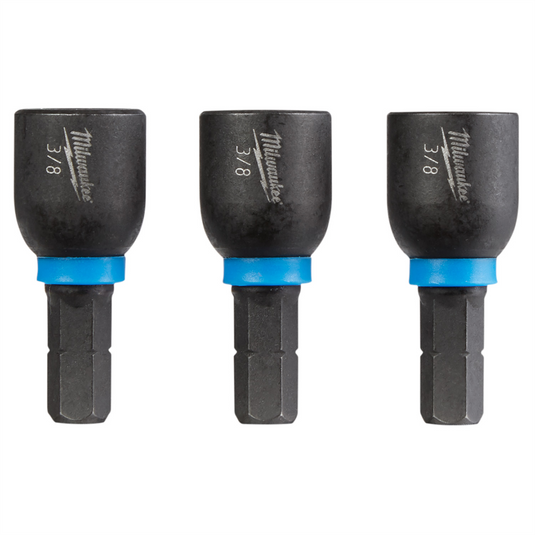 Milwaukee Tool SHOCKWAVE Impact Duty 3/8&rdquo; Insert Magnetic Nut Driver 3PK