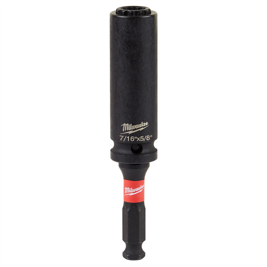 Milwaukee Tool SHOCKWAVE Lineman's 12PT  7/16"" &5/8"" 2-in-1 Socket